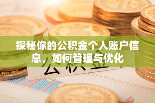 特克斯探秘你的公积金个人账户信息，如何管理与优化