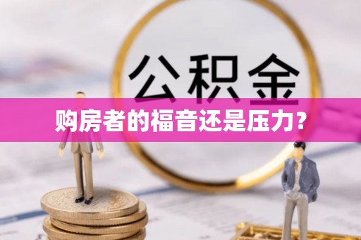 特克斯购房者的福音还是压力？