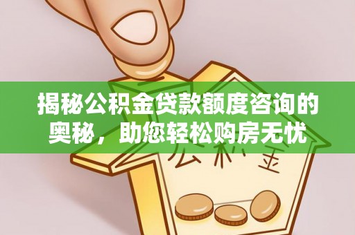 特克斯揭秘公积金贷款额度咨询的奥秘，助您轻松购房无忧