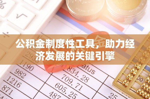 特克斯公积金制度性工具，助力经济发展的关键引擎