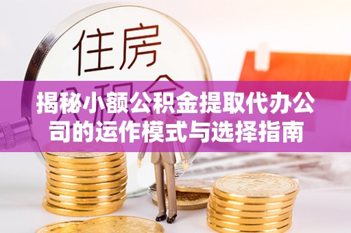 特克斯揭秘小额公积金提取代办公司的运作模式与选择指南