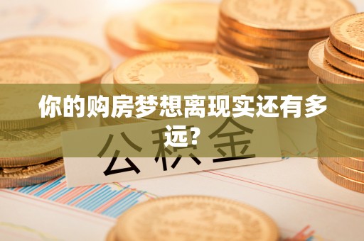 特克斯你的购房梦想离现实还有多远？