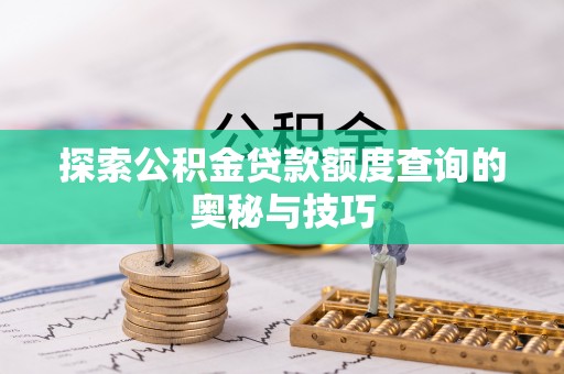特克斯探索公积金贷款额度查询的奥秘与技巧