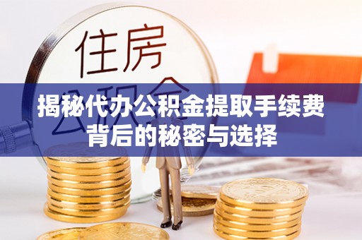 特克斯揭秘代办公积金提取手续费背后的秘密与选择
