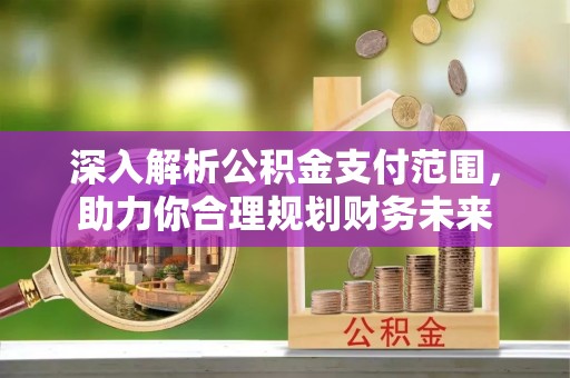 特克斯深入解析公积金支付范围，助力你合理规划财务未来