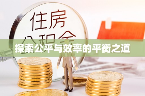 特克斯探索公平与效率的平衡之道