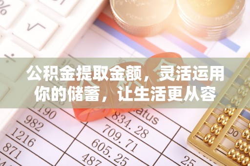 特克斯公积金提取金额，灵活运用你的储蓄，让生活更从容